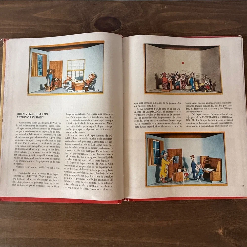 Vintage Walt Disney Tesoros Del Saber Vol 21 La Historia de Walt Disney 1988